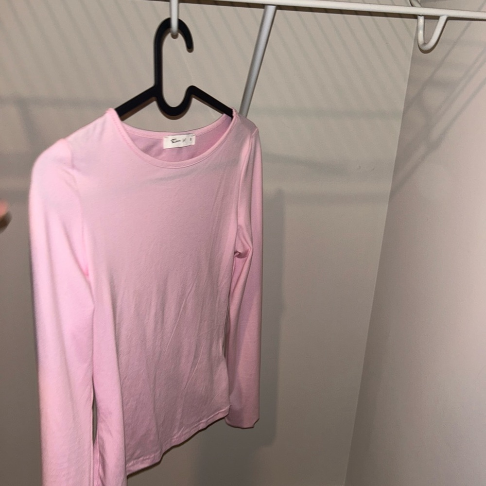 Light Pink Long Sleeve Top